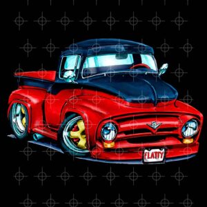 Hot Road Camioneta Caricatura - Image 2